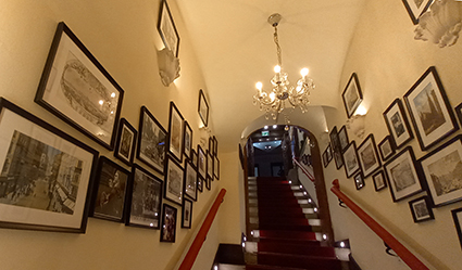 Treppe zum Lindenkeller Wien